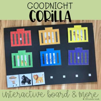 Good Night Gorilla Interactive Board & More by The Speech Smith | TpT