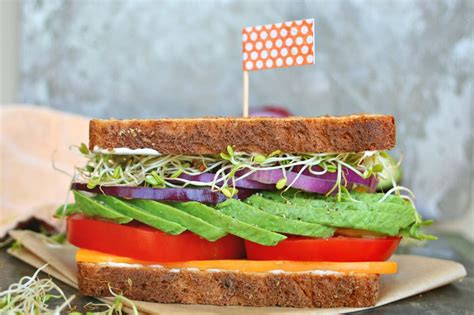 Gourmet Veggie Sandwich | Killing Thyme