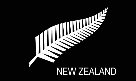 Flag New Zealand Silver Fern Stylised buy online from A1 Flags