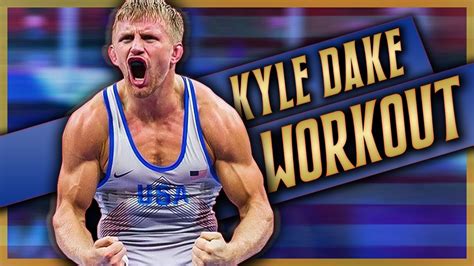 KYLE DAKE WRESTLING WORKOUT #2 🔥 Wrestling training - YouTube