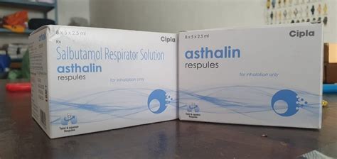 Salbutamol Nebuliser Solution 25mg at ₹ 135/piece | Nebuliser Products in Surat | ID: 24119526055