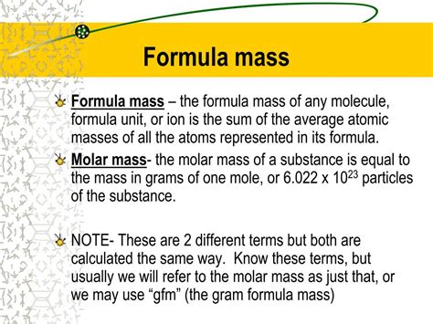 PPT - Formula Mass PowerPoint Presentation, free download - ID:6047951