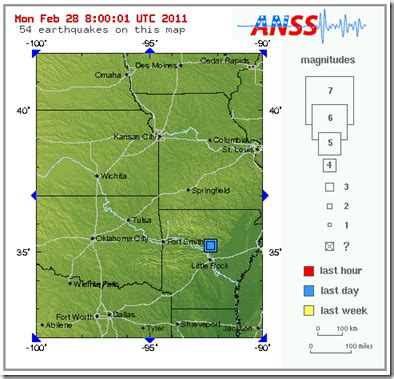 Avian Flu Diary: Arkansas Earthquake Swarm: 4.7 Magnitude Overnight