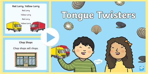 Easy & Hard Tongue Twisters For Kids — Twinkl - Twinkl