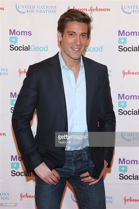 David Muir attends the Moms+Social Good Global Moms' Challenge at ...