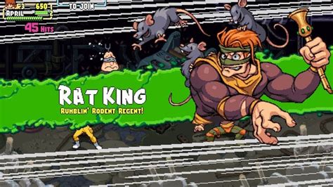 Teenage Mutant Ninja Turtles: Shredder's Revenge - Rat King Boss Fight ...