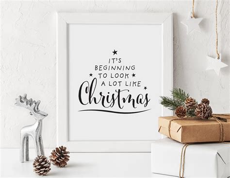 Printable Christmas Wall Art Christmas Quote Printable | Etsy