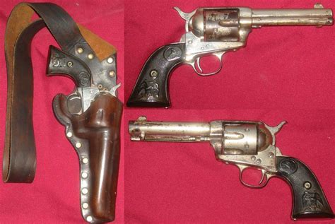 Colt .45 Revolver with Shoulder Holster c1888 | Old West Guns & Knives ...