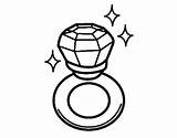 Wedding Ring Box Coloring Page Pages sketch template