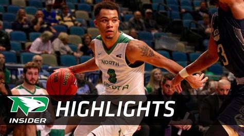 UND Men's Basketball - Highlights: UND vs. Montana State - 3/6/18 - YouTube