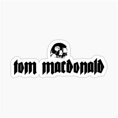 "Tom MacDonald Logo" Sticker for Sale by ImSebiSells | Redbubble