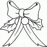 Christmas Bows Coloring Pages sketch template