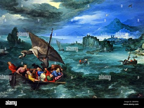 Christ in the Storm on the Sea of Galilee 1596 by Jan Brueghel the ...