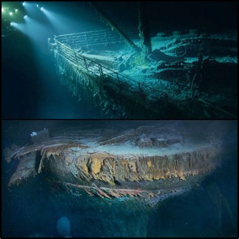 the titanic wreck at the bottom of the atlantic ocean | World Wide Wishes | Pinterest | Titanic ...