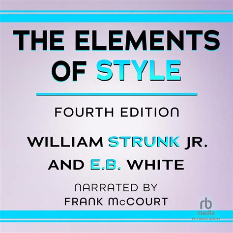 The Elements of Style Audiobook, written by William Strunk | Downpour.com