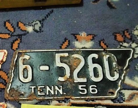 Old Tennessee license plate | The H.A.M.B.