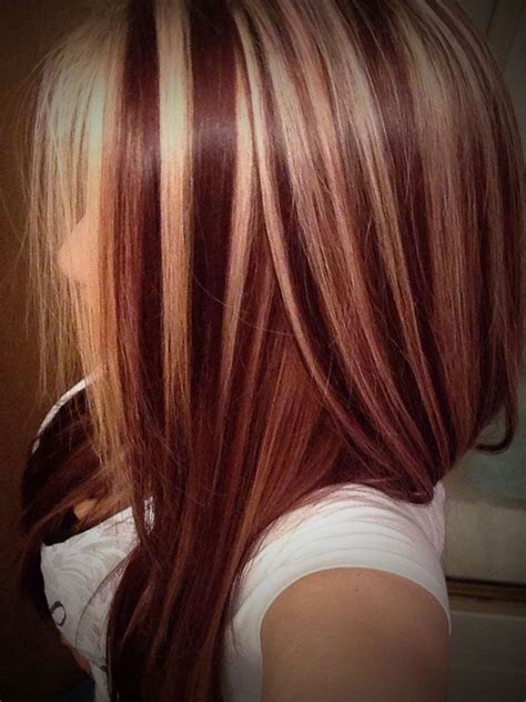 Auburn blonde hair, Blonde hair with highlights, Red hair with highlights