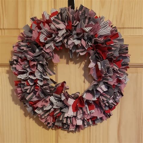 Rag Wreath - Etsy