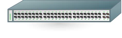 Cisco Network Ethernet Gigabit Switch Clip Art at Clker.com - vector clip art online, royalty ...