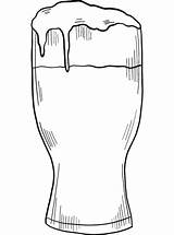 Glass Of Beer coloring page  Free Printable Coloring Pages sketch template