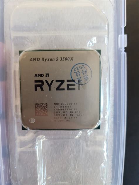 AMD Ryzen 5 3500X R5-3500X 3.6-4.1 GHz 6-Core 3M Socket AM4 65W CPU Processor | eBay