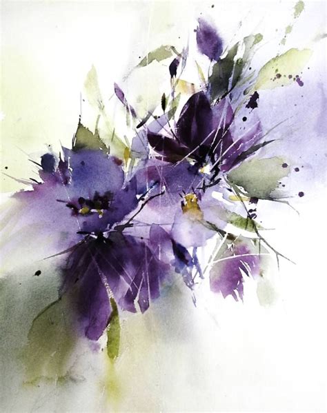 Annemiek Groenhout | Saatchi Art | Watercolor flowers, Floral painting, Art painting