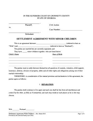 18 Printable child custody agreement forms download Templates - Fillable Samples in PDF, Word to ...