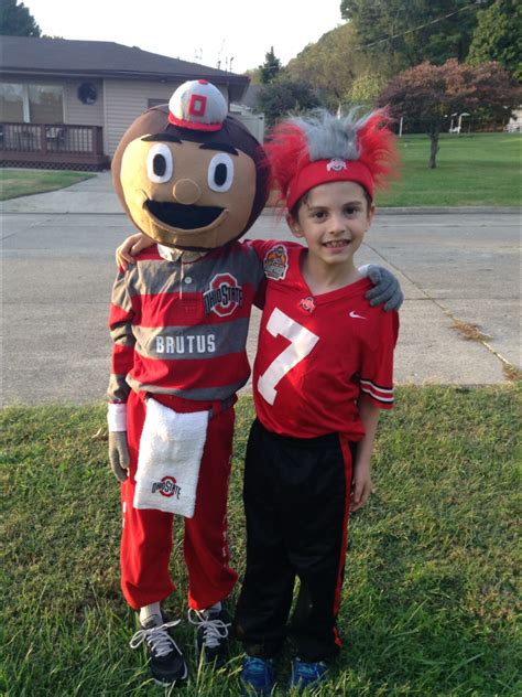 Brutus Buckeye mascot costume. Ohio State, Go Bucks! | Halloween ...