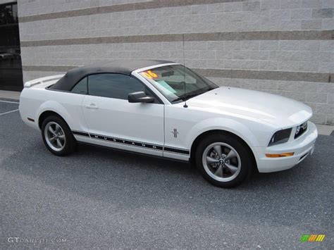 2006 Performance White Ford Mustang V6 Deluxe Convertible #16848723 ...