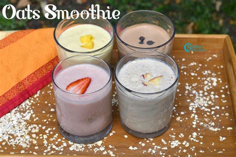 4 Best Oats Smoothies Recipe - Subbus Kitchen