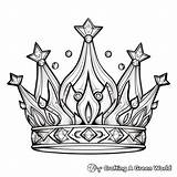 Crown Coloring Pages  Free & Printable sketch template