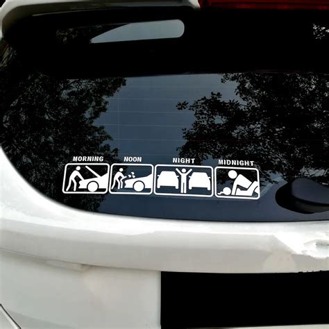 Aliexpress.com : Buy Funny Vinyl Car Stickers and Decals Window Wiper Rear Windshield Decor 35cm ...