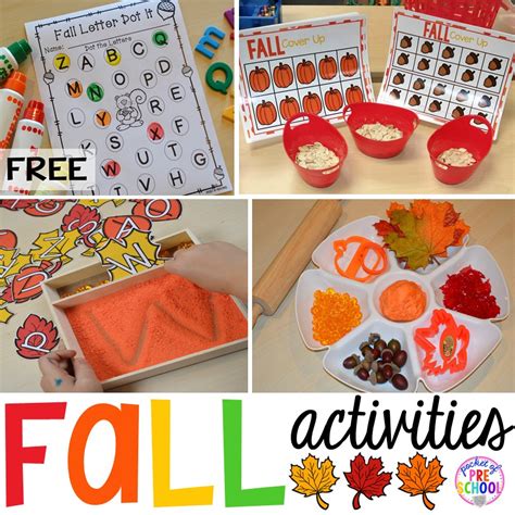 Fall Themed Activities for Little Learners - Pocket of Preschool