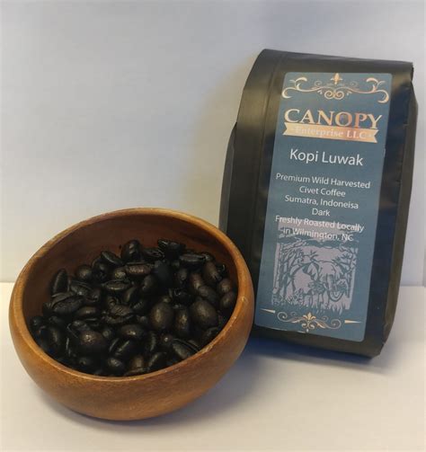 Kopi Luwak Coffee 4 oz. Wild Harvested Dark Roast