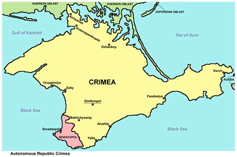 Map of Crimea