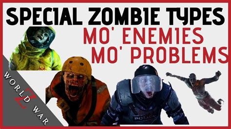 World War Z Game Zombie Types | Special Zombies, Horde & The Swarm ...