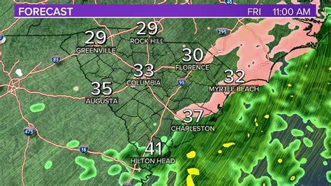 South Carolina snow ice weather forecast for Friday, January 21 | wltx.com