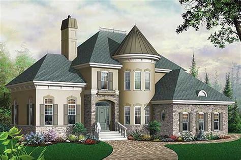 Traditional, European, Victorian House Plans - Home Design DD-3422 # 11413