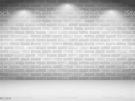 White Brick Wall Stock Illustration - Download Image Now - Brick Wall ...