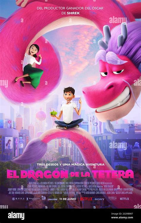 WISH DRAGON, WISH DRAGON, (aka EL DRAGON DE LA TETERA), Spanish poster, from left: Li Na (voice ...