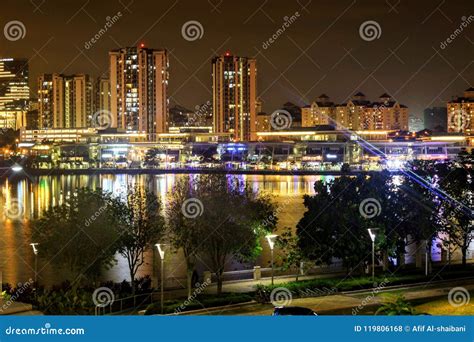 Putrajaya night view stock photo. Image of kualalumpur - 119806168