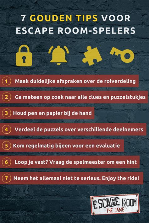 7 gouden tips van een escape room-expert | Identity Games