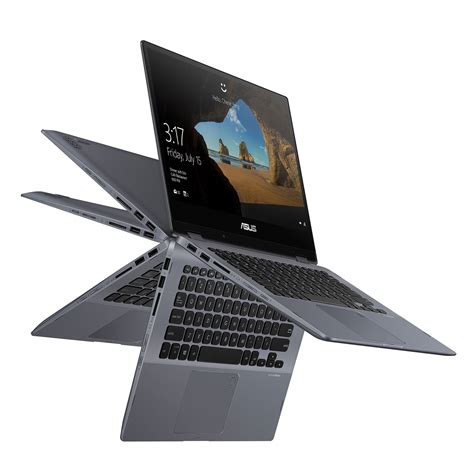 ASUS Vivobook Flip Laptop 14, Intel Core i7-8550U 1.8GHz, 256GB SSD, 8GB RAM, TP412UA-DB71T ...