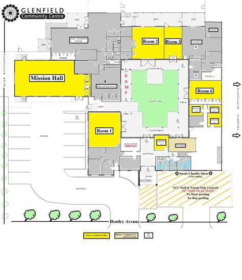 GCC-Floorplan Overview | Glenfield Community Centre