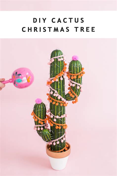 Little Christmas Tree: A DIY Cactus Christmas Tree Project — Sugar & Cloth