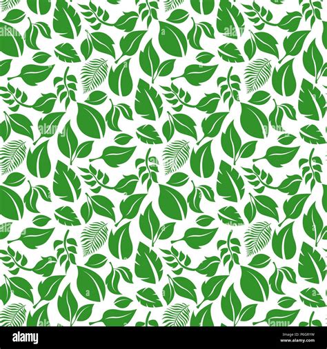 Leaf pattern vector hi-res stock photography and images - Alamy