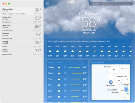 Hands-on Weather App In macOS Ventura - Hawkdive.com