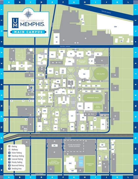 UofM Campus Map - Campus Map | Campus map, Campus, University