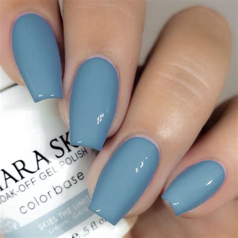 SKIES THE LIMIT in 2021 | Blue gel nails, Blue nails, Kiara sky gel polish