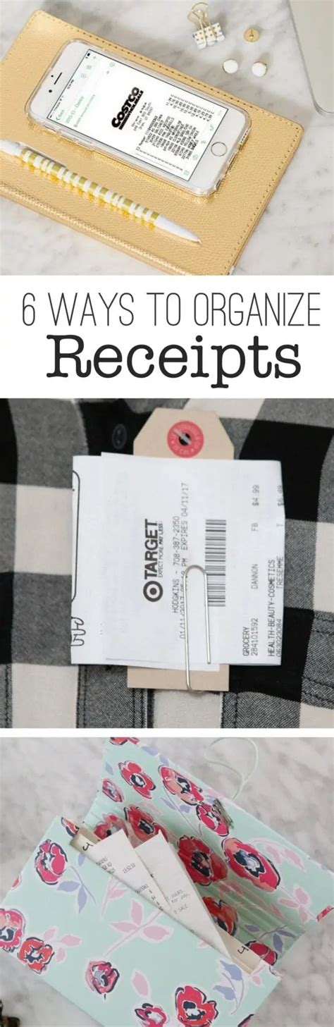 6 Simple Ways to Finally Organize Receipts | DIY Playbook